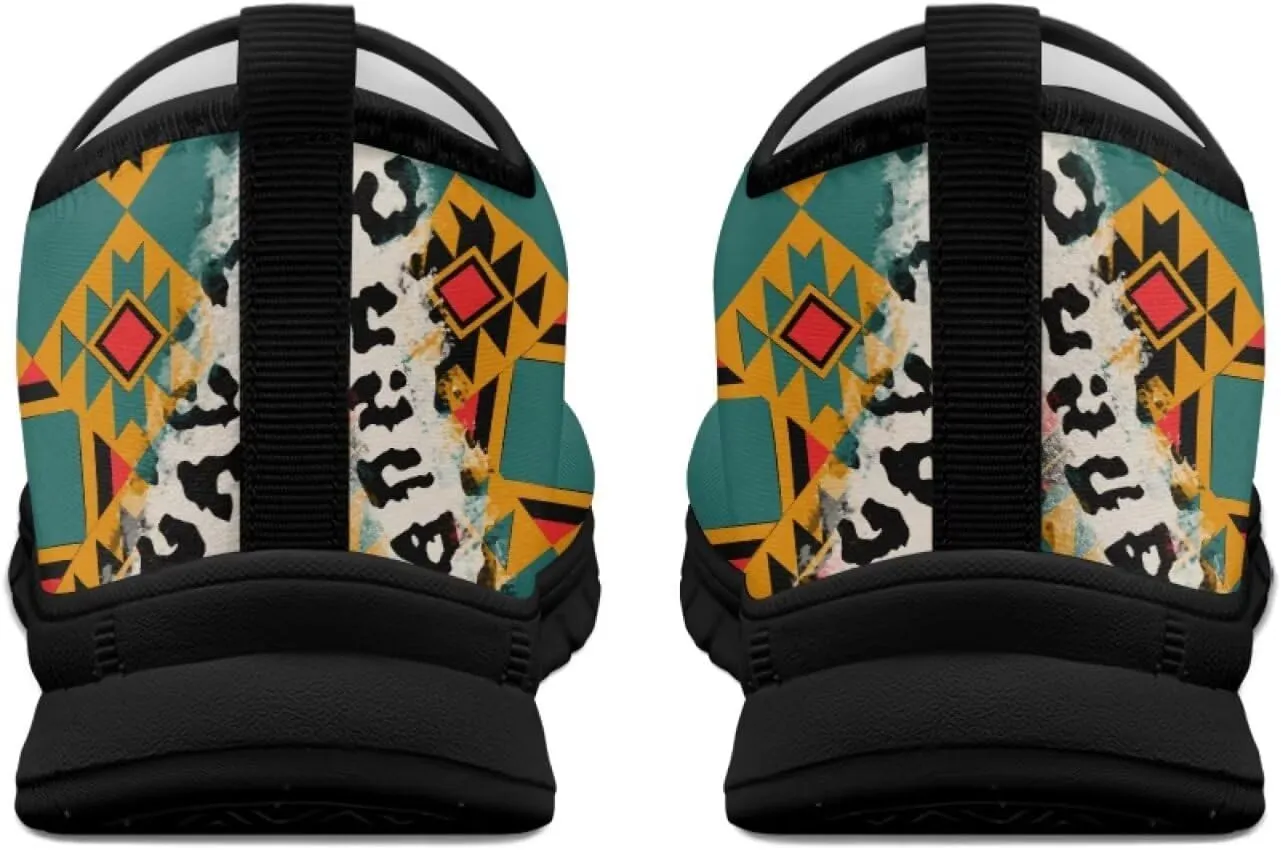 3D Horse Printed Men’s Slip On Loafers Trendy Art Painted Leisure Dressy Sneakers Flat Lightweight Walking Shoes