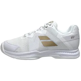 Babolat Women's SFX3 Wimbledon AC 31S23885-1070 White/Gold