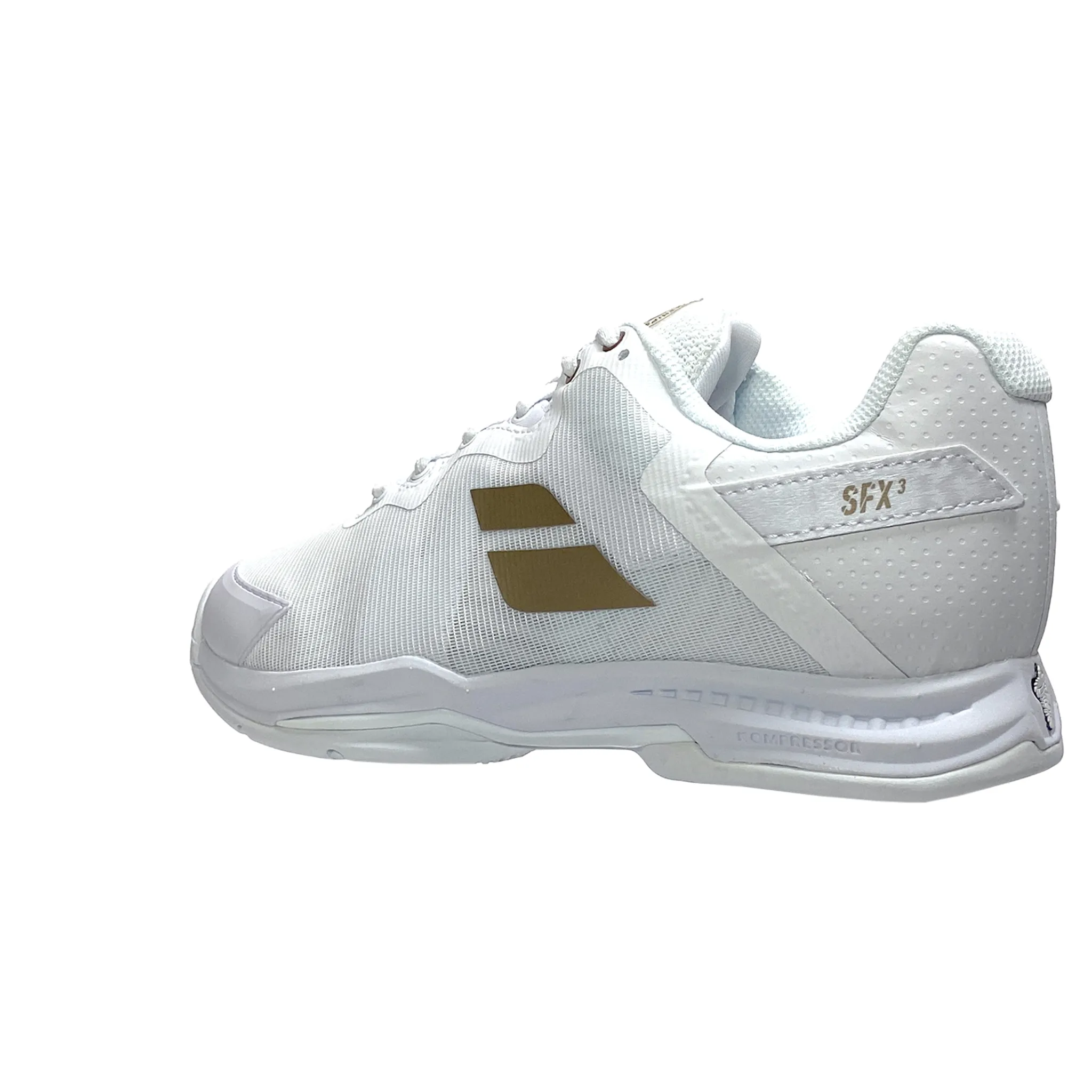 Babolat Women's SFX3 Wimbledon AC 31S23885-1070 White/Gold
