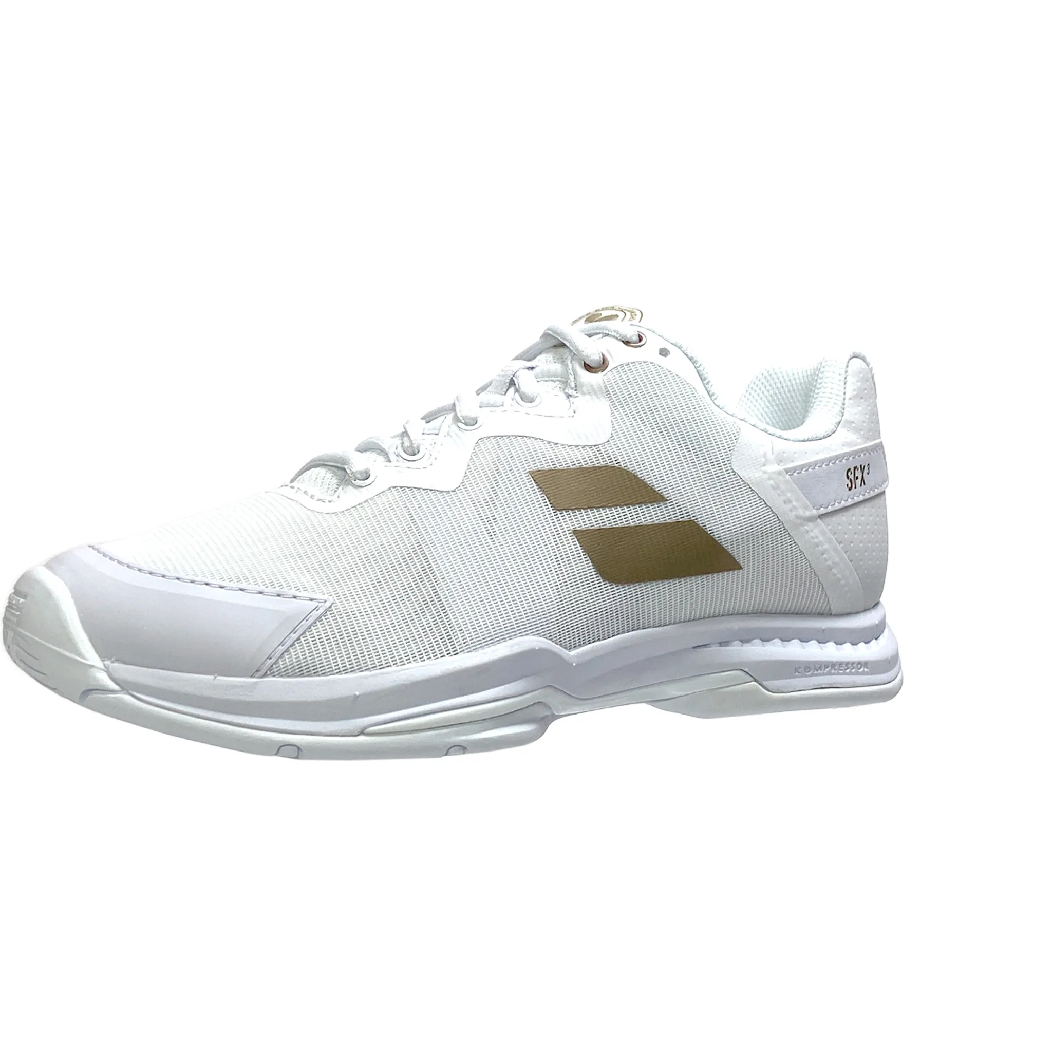 Babolat Women's SFX3 Wimbledon AC 31S23885-1070 White/Gold
