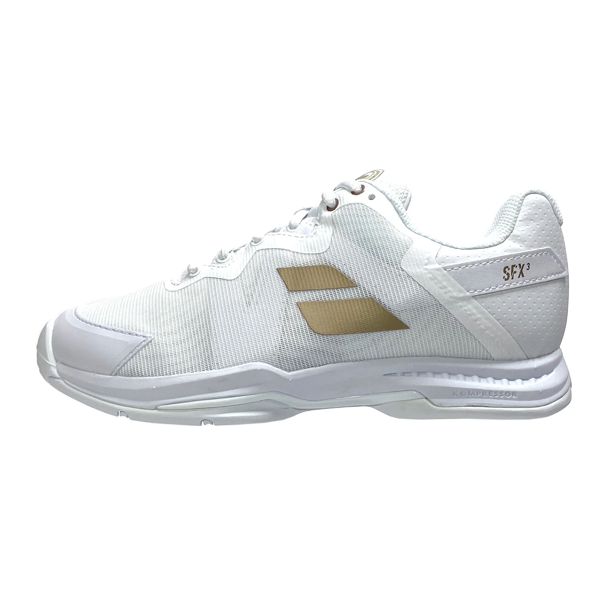 Babolat Women's SFX3 Wimbledon AC 31S23885-1070 White/Gold