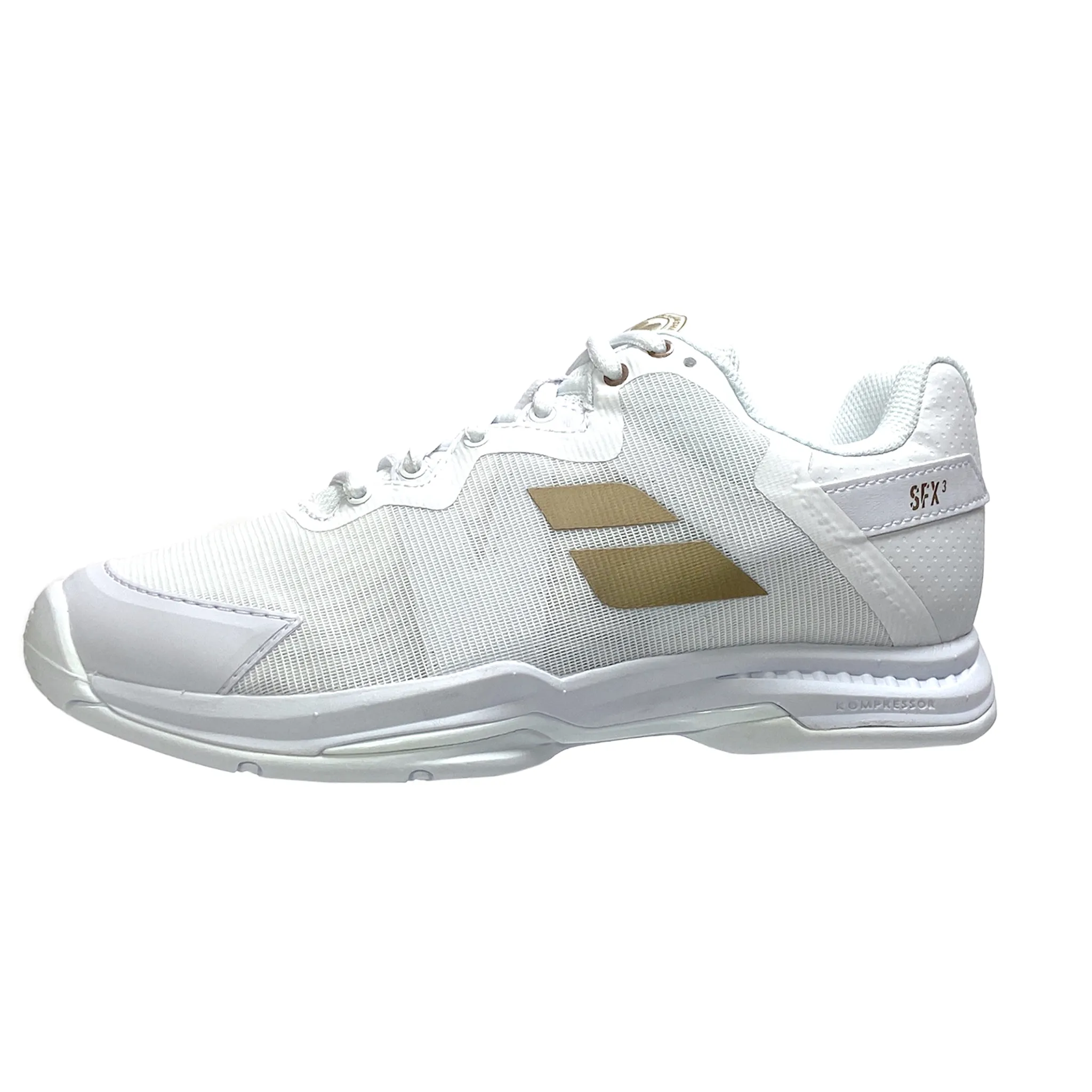 Babolat Women's SFX3 Wimbledon AC 31S23885-1070 White/Gold