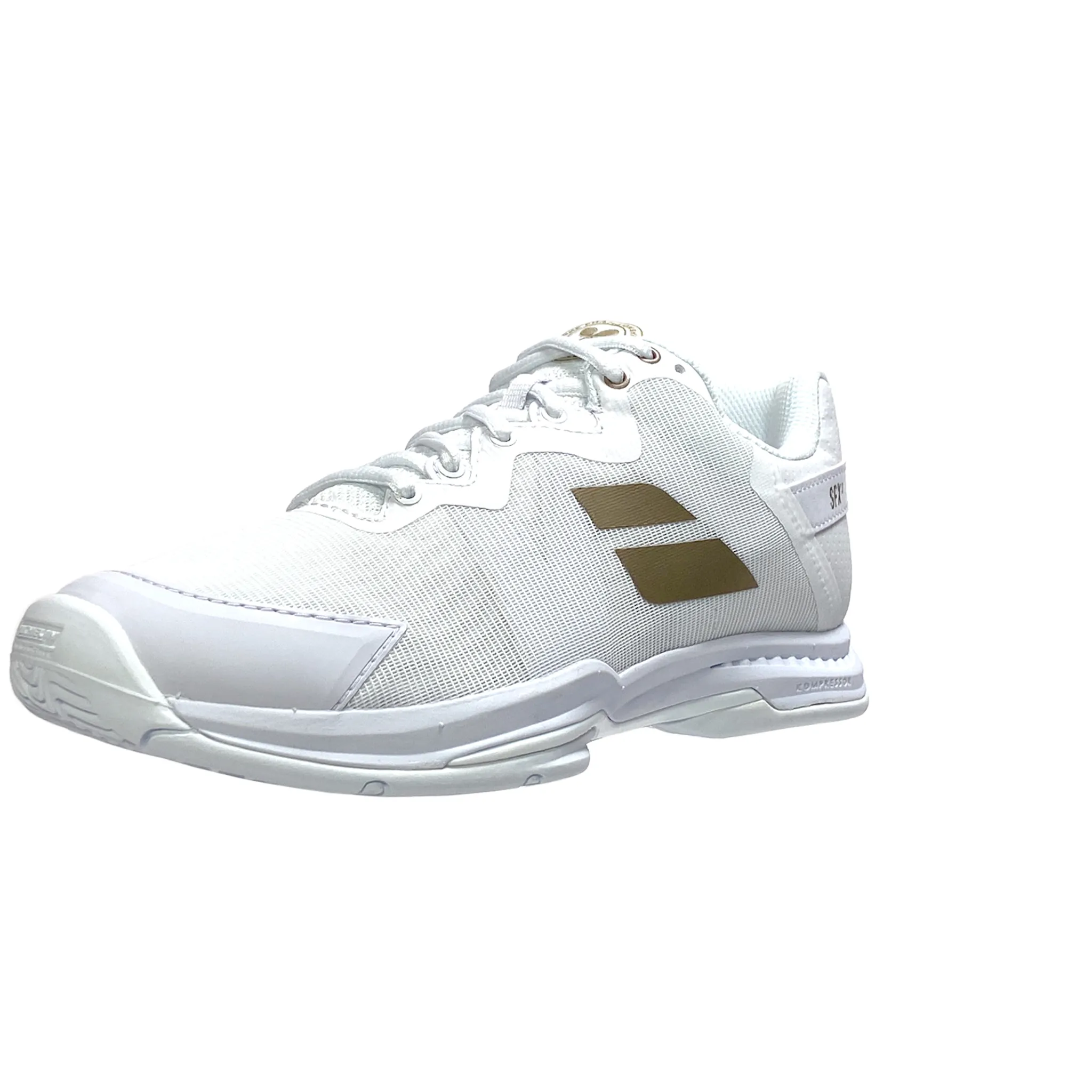 Babolat Women's SFX3 Wimbledon AC 31S23885-1070 White/Gold