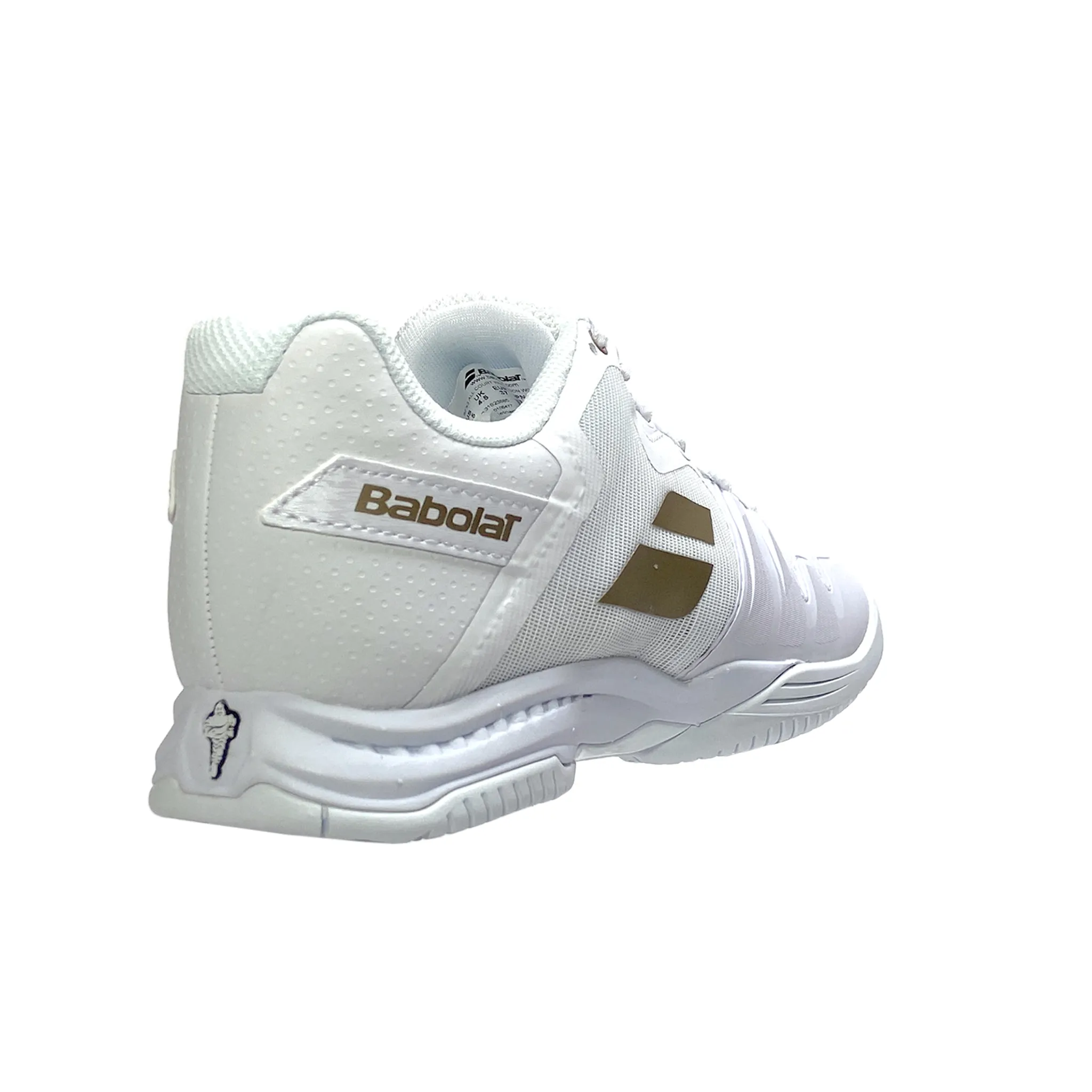 Babolat Women's SFX3 Wimbledon AC 31S23885-1070 White/Gold