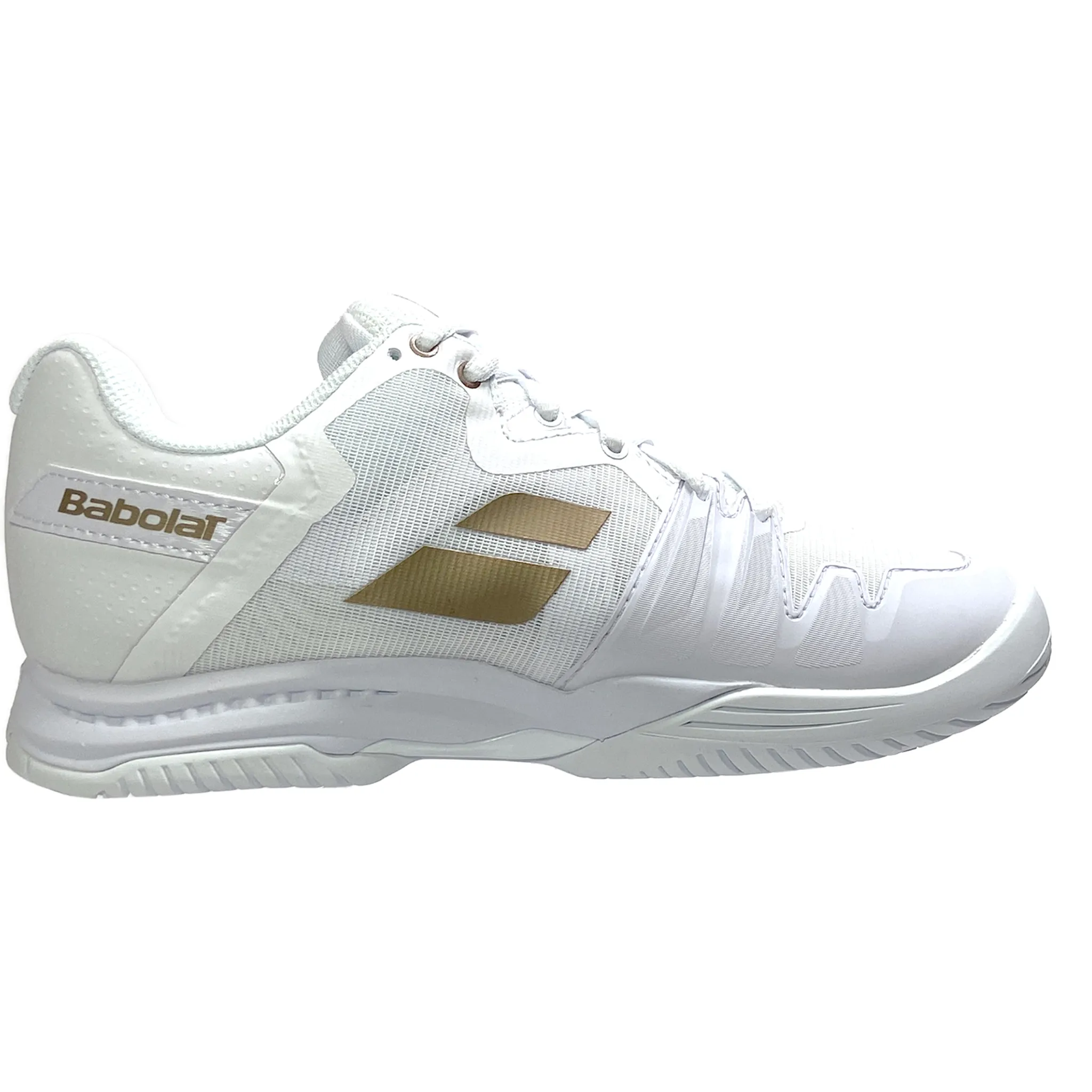 Babolat Women's SFX3 Wimbledon AC 31S23885-1070 White/Gold