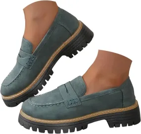 Dheva-C Orthoture-Orthopedic Loafers Shoes for Women Comfort Orthopedic Shoes Womens Round Toe Platform Walking Shoes,