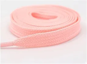 Luminous Shoelaces Flat Sneakers Canvas Shoe Laces Glow in The Dark Night Fluorescent Shoelace Hiking Non Slip (Color : Pink, Size : 100CM)