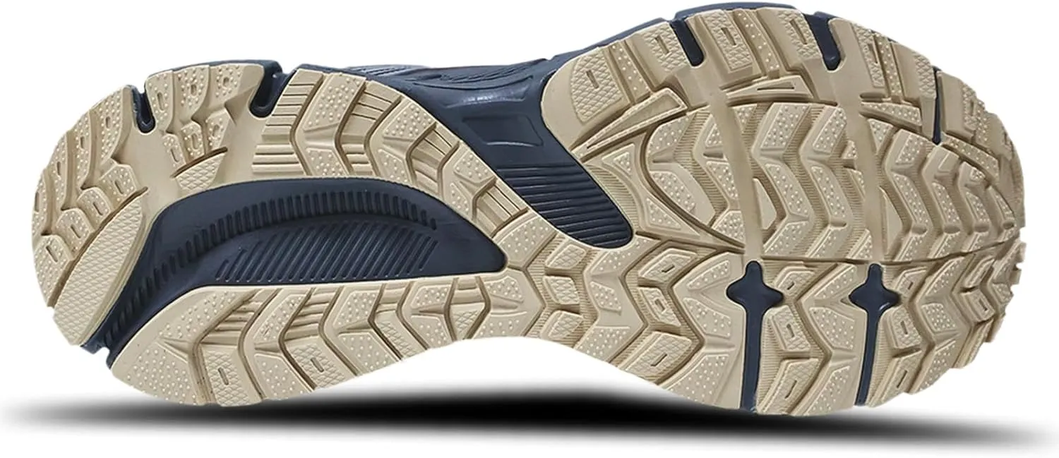 Men's Slip Resistant Trail Running Shoes - Supportive Athletic Shoes for Outdoor Fitness Walking, Road Running and Gym Training