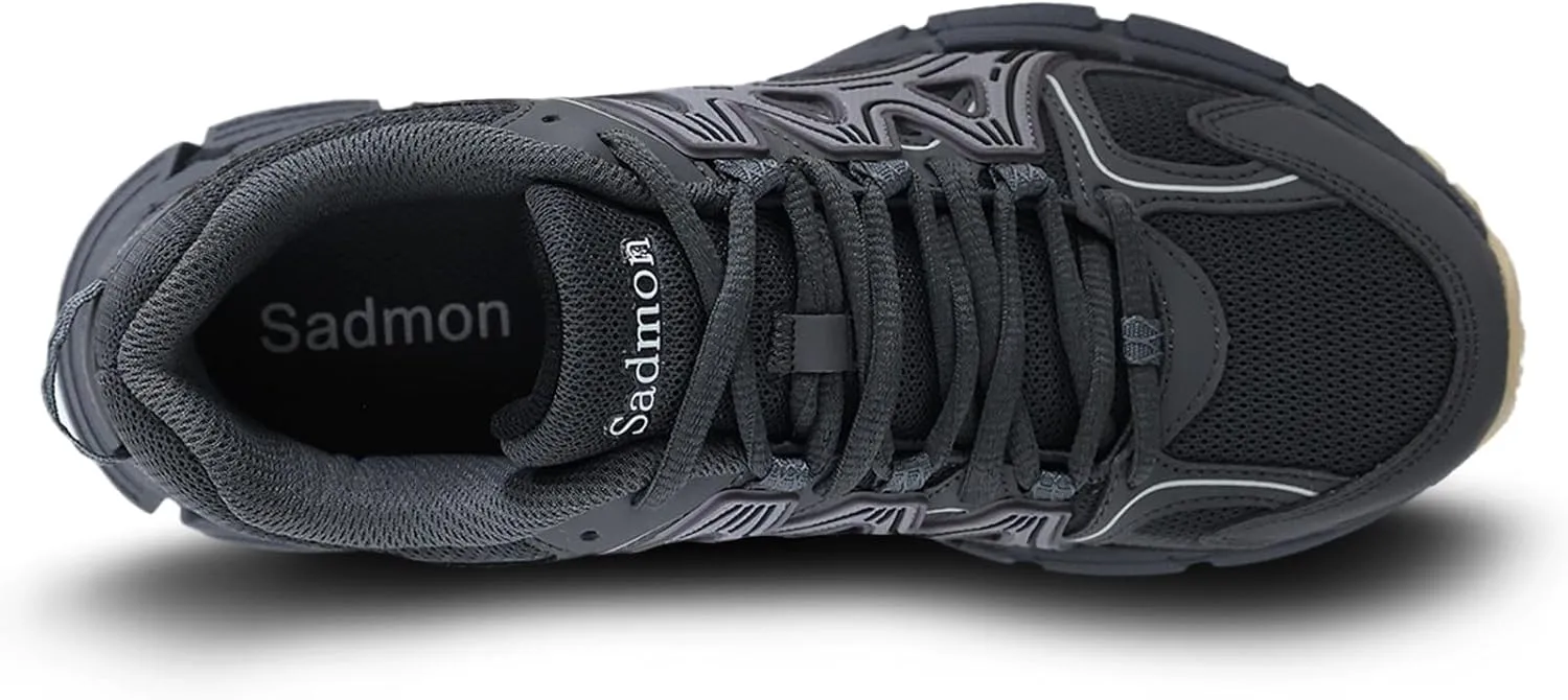 Men's Slip Resistant Trail Running Shoes - Supportive Athletic Shoes for Outdoor Fitness Walking, Road Running and Gym Training