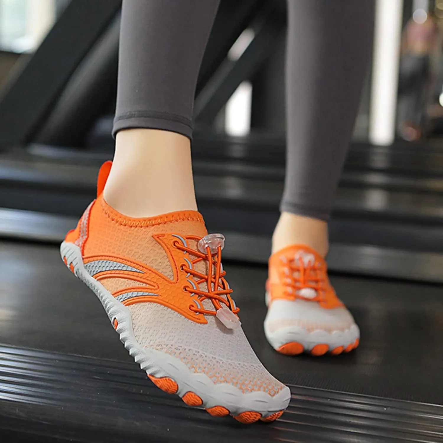 Womens Water Shoes,Quick-Dry Lightweight Breathable Aqua Beach Swim Shoes Men,Summer Comfy Slip Resistant Pool Surf Barefoot Shoes,Unisex,for Swimming Diving Kayaking Yoga