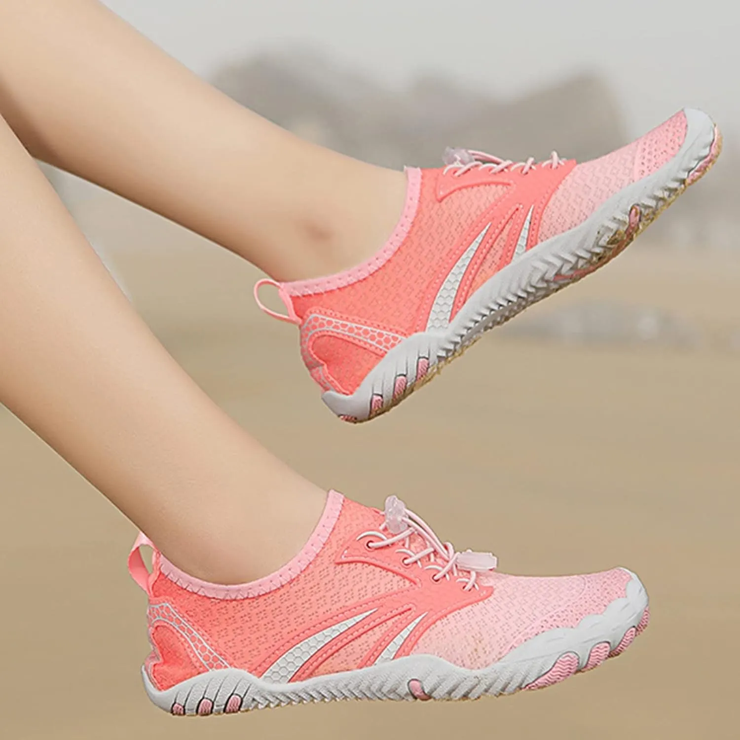 Womens Water Shoes,Quick-Dry Lightweight Breathable Aqua Beach Swim Shoes Men,Summer Comfy Slip Resistant Pool Surf Barefoot Shoes,Unisex,for Swimming Diving Kayaking Yoga