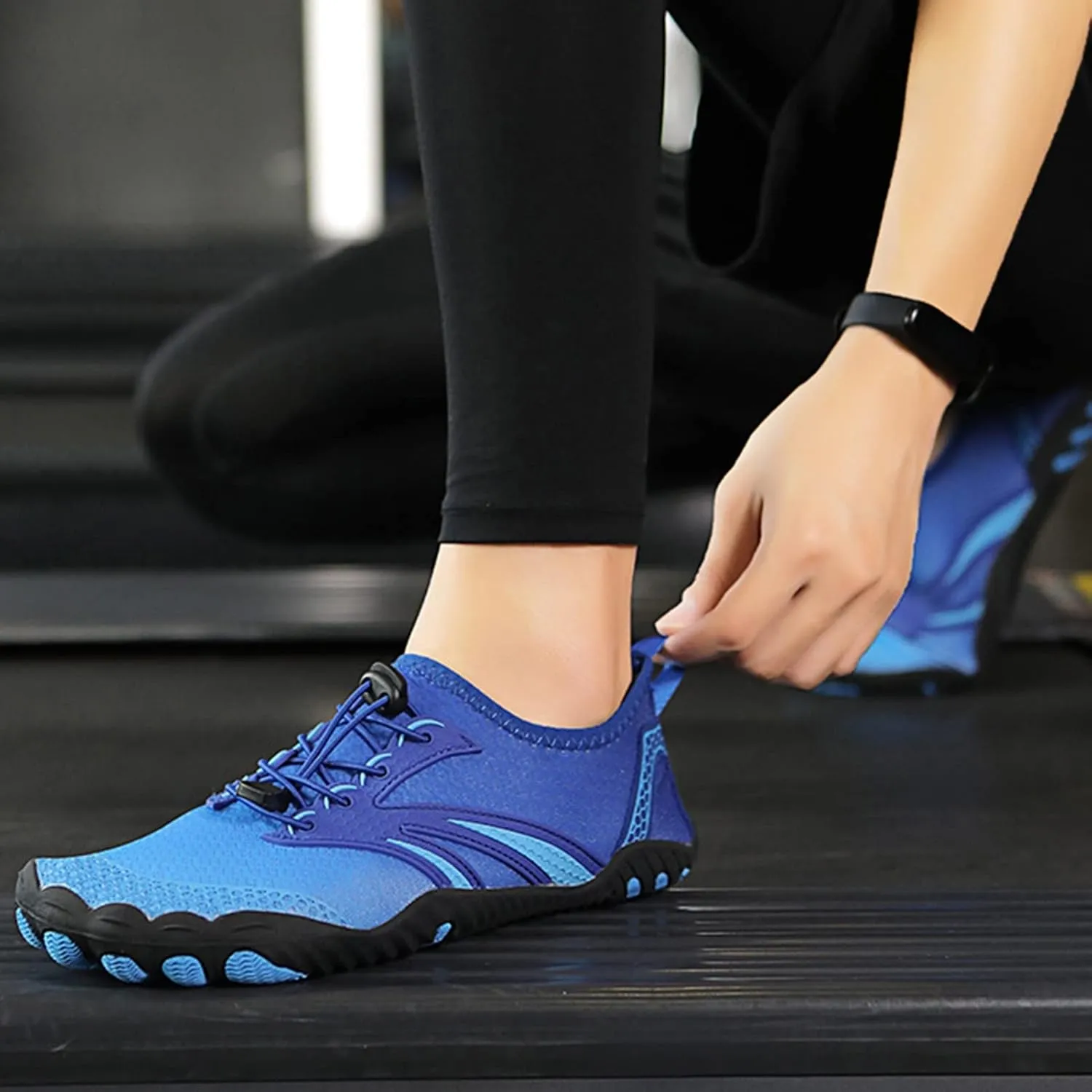 Womens Water Shoes,Quick-Dry Lightweight Breathable Aqua Beach Swim Shoes Men,Summer Comfy Slip Resistant Pool Surf Barefoot Shoes,Unisex,for Swimming Diving Kayaking Yoga
