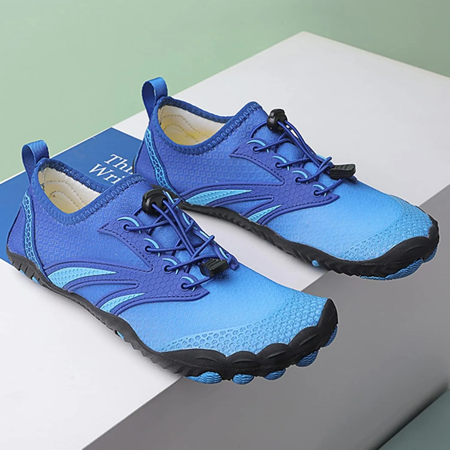 Womens Water Shoes,Quick-Dry Lightweight Breathable Aqua Beach Swim Shoes Men,Summer Comfy Slip Resistant Pool Surf Barefoot Shoes,Unisex,for Swimming Diving Kayaking Yoga